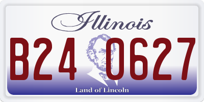 IL license plate B240627