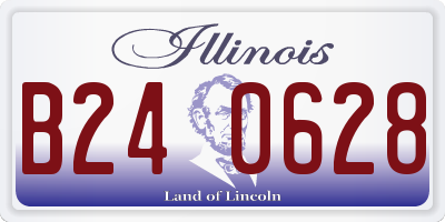 IL license plate B240628