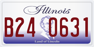 IL license plate B240631