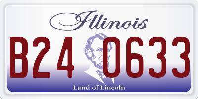 IL license plate B240633