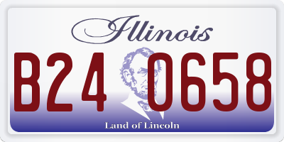 IL license plate B240658