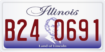 IL license plate B240691