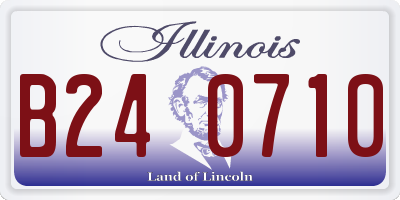 IL license plate B240710