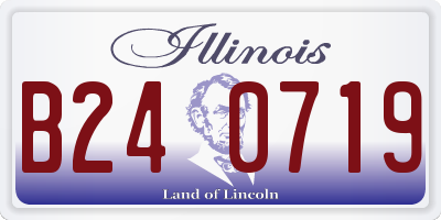 IL license plate B240719