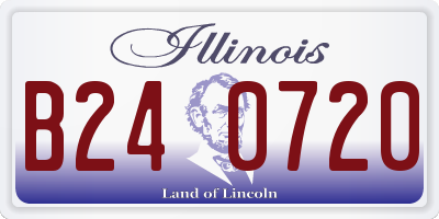 IL license plate B240720