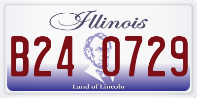 IL license plate B240729