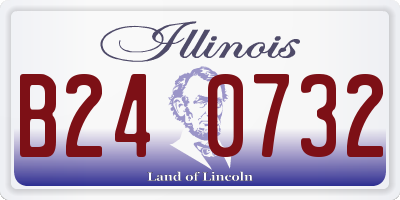 IL license plate B240732