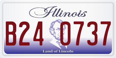 IL license plate B240737