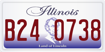 IL license plate B240738