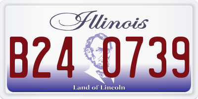 IL license plate B240739