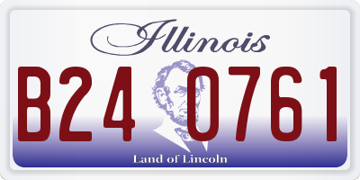 IL license plate B240761
