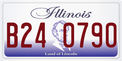 IL license plate B240790