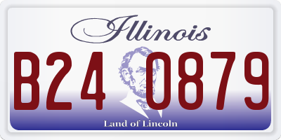 IL license plate B240879