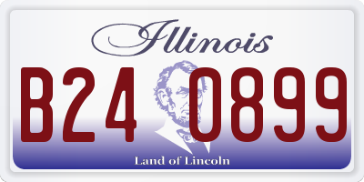 IL license plate B240899