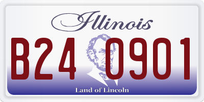 IL license plate B240901