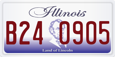 IL license plate B240905
