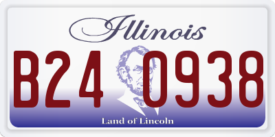 IL license plate B240938