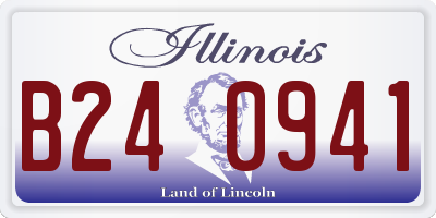 IL license plate B240941