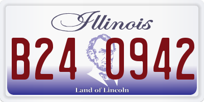 IL license plate B240942