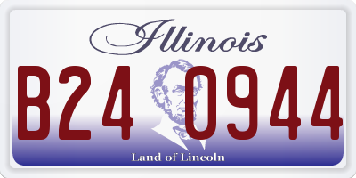 IL license plate B240944