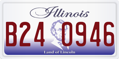 IL license plate B240946
