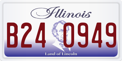 IL license plate B240949