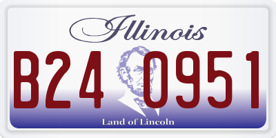 IL license plate B240951
