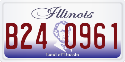 IL license plate B240961