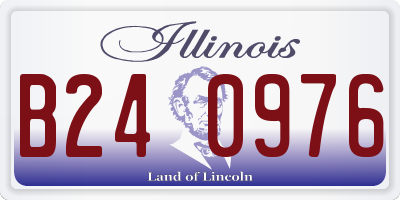 IL license plate B240976