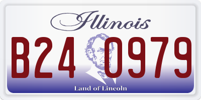 IL license plate B240979
