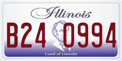 IL license plate B240994