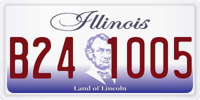 IL license plate B241005