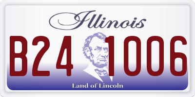 IL license plate B241006