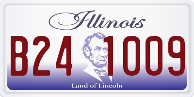 IL license plate B241009