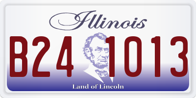 IL license plate B241013