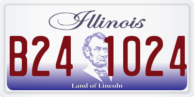 IL license plate B241024