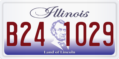 IL license plate B241029