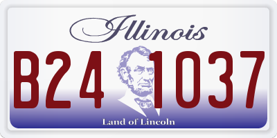 IL license plate B241037