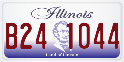 IL license plate B241044