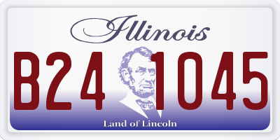 IL license plate B241045