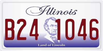 IL license plate B241046