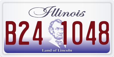 IL license plate B241048