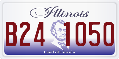 IL license plate B241050