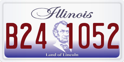 IL license plate B241052