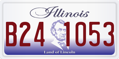 IL license plate B241053