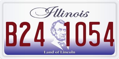 IL license plate B241054