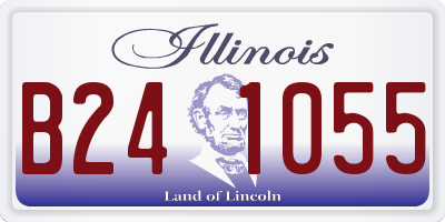 IL license plate B241055