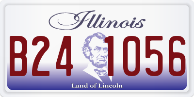 IL license plate B241056