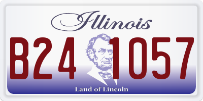 IL license plate B241057