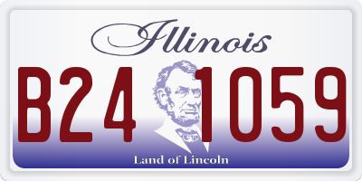 IL license plate B241059